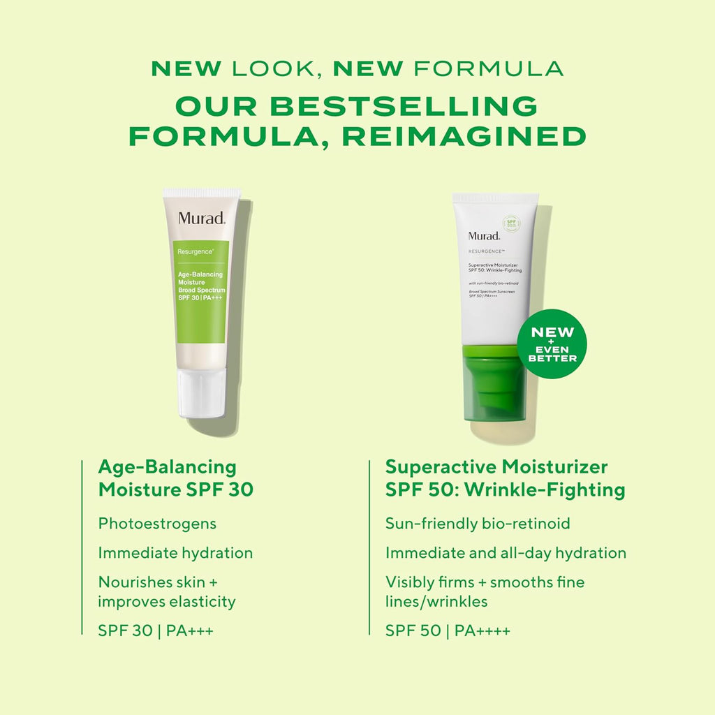 Murad Superactive Wrinkle-Fighting Moisturizer SPF 50 - Retinoid- 1.7 Fl Oz