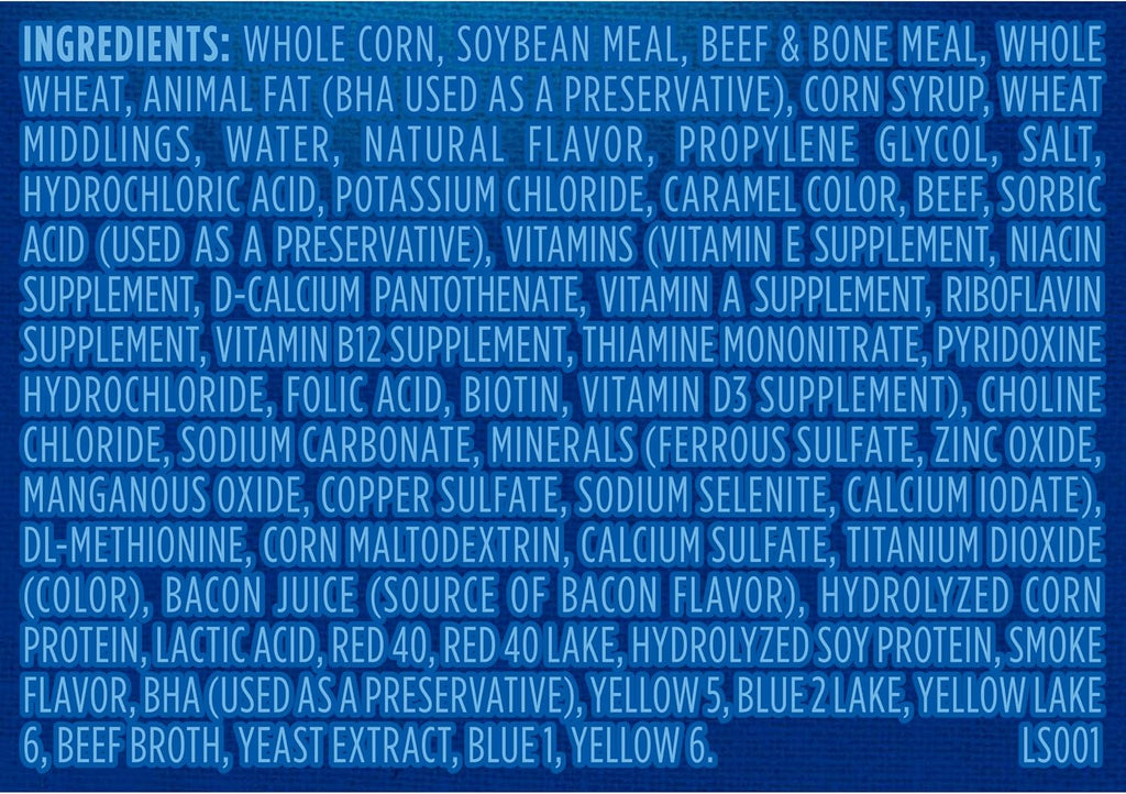 Kibbles 'n Bits Dry Dog Food, Savory Bacon & Steak Flavor for Adult Dogs 16 lb. Bag | Complete & Balanced Nutrition Formulated For Adult Dogs, Crunchy Kibbles And Chewy Meaty Bits