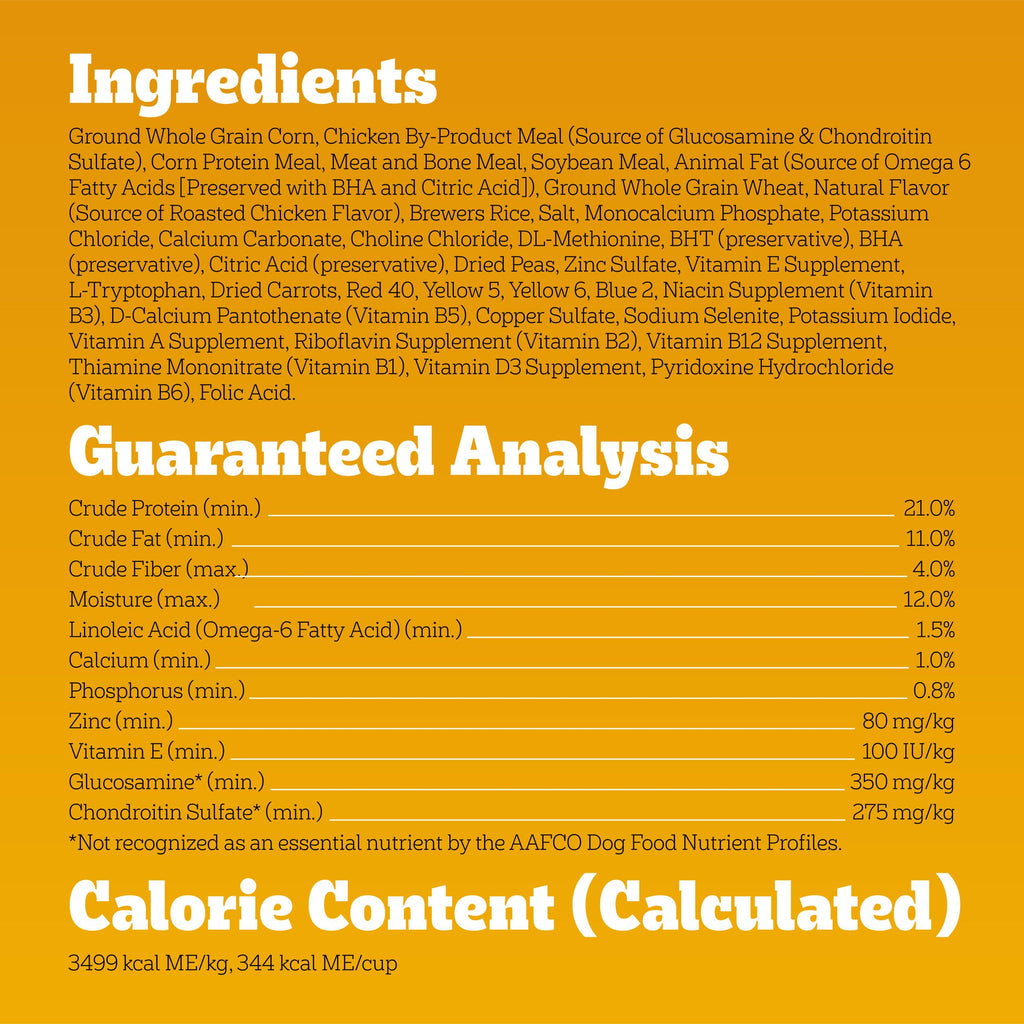 Pedigree Small Dogs Dry Dog Food, Grilled Steak and Vegetable, 14 lb | 100% complete & balanced, 36 vitamins & minerals, Omega-6 & Zinc, natural fibers for digestion, immune support